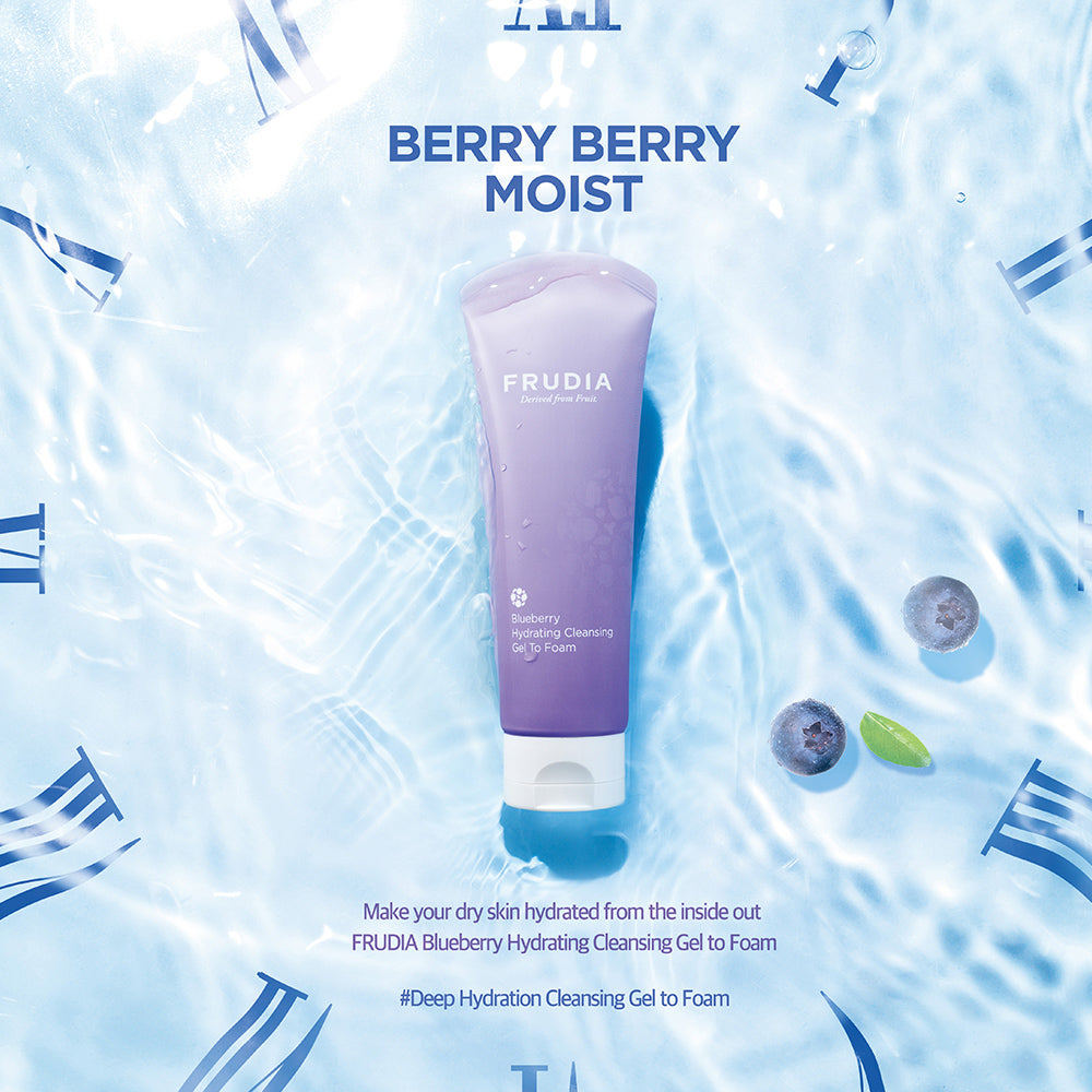 Frudia: Blueberry Hydrating Cleansing Gel To Foam