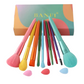 Colors Makeup Brushes + 3 sponges