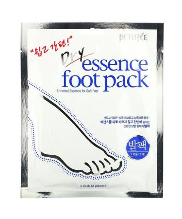 PetitFee: Dry Essence Foot Pack, 1 Pair
