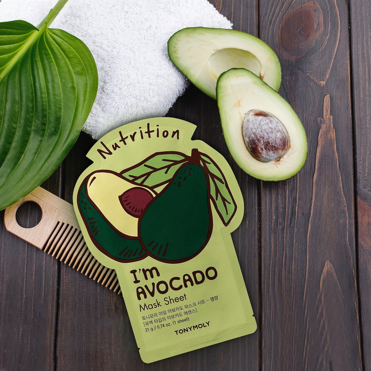 TonyMoly: I'm Avocado, Nutrition Beauty Mask Sheet